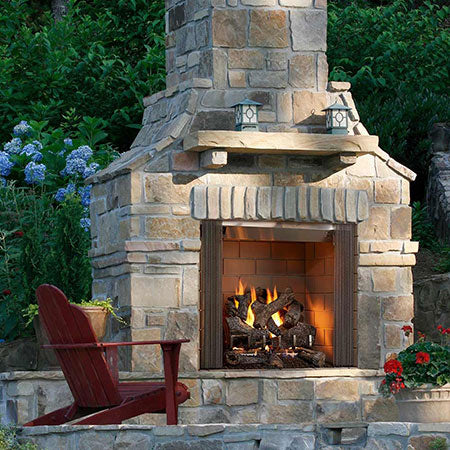 Castlewood Fireplace by the Outdoor Lifestyles