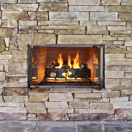 Villa Fireplace by Outdoor Lifestyles