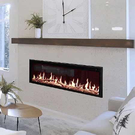Built-in Linear Fireplaces