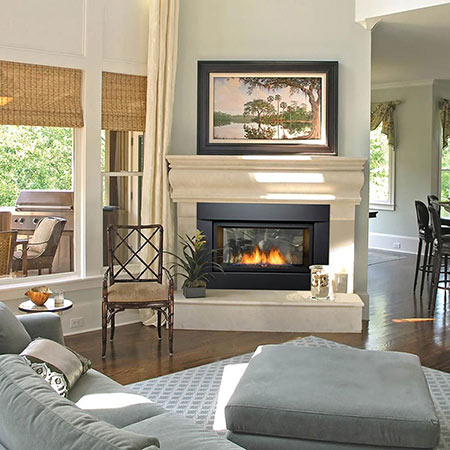 Palisade Deluxe Linear Gas Fireplace by Sierra Flame