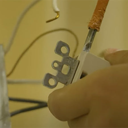 checking you electric connection for electric fireplace logs